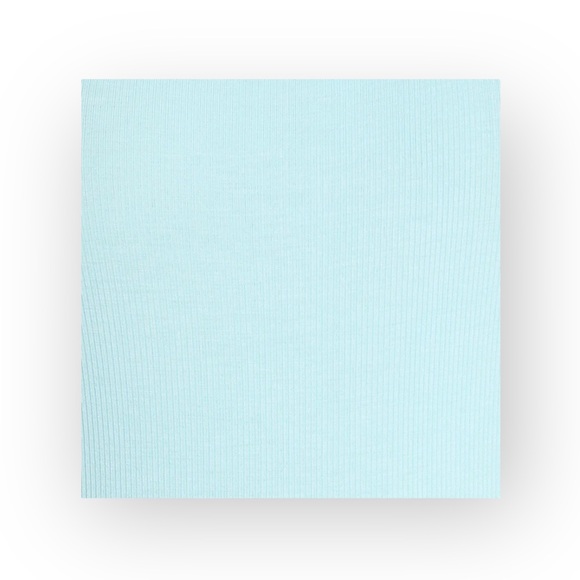 new Honeydew ❤︎ Evie Ribbed Thong Low Plunge Back Bodysuit ❤︎ Blue ❤︎ Small Med - Picture 7 of 16